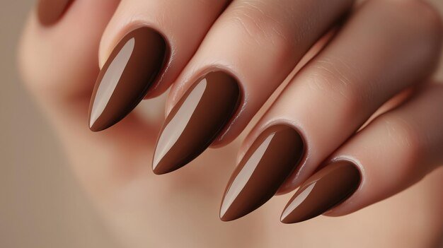 Light Brown Nails